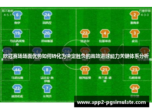 欧冠赛场场面优势如何转化为决定胜负的高效进球能力关键体系分析